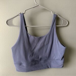 Nike Yoga Luxe Infinalon Crop Top Blue (Size M)